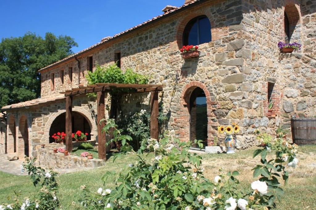 Vila Le Piane Castiglione dʼOrcia Exteriér fotografie